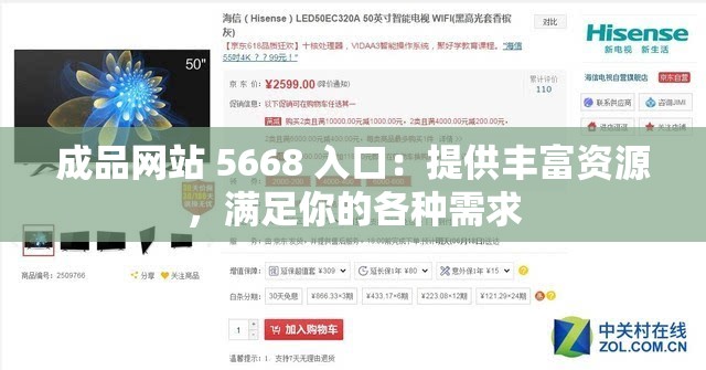 成品网站 5668 入口：提供丰富资源，满足你的各种需求