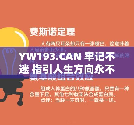 YW193.CAN 牢记不迷 指引人生方向永不变