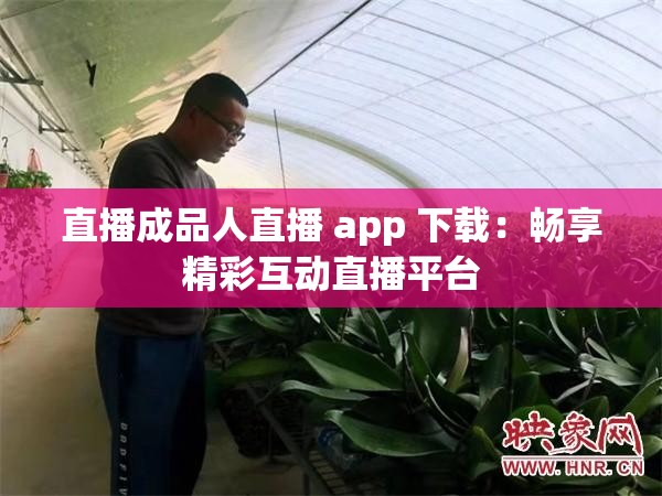 直播成品人直播 app 下载：畅享精彩互动直播平台