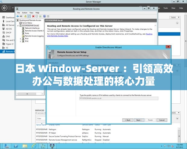 日本 Window-Server ：引领高效办公与数据处理的核心力量