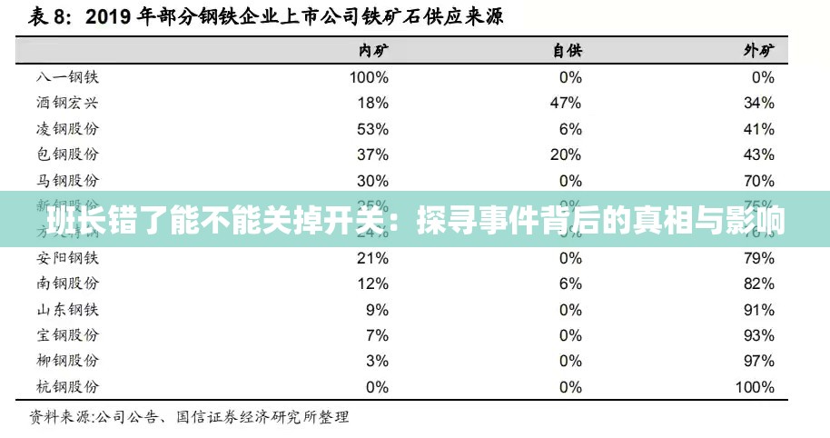 班长错了能不能关掉开关：探寻事件背后的真相与影响