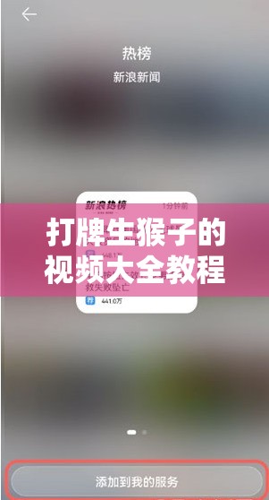 打牌生猴子的视频大全教程：详细步骤与技巧分享