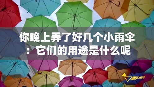 你晚上弄了好几个小雨伞：它们的用途是什么呢