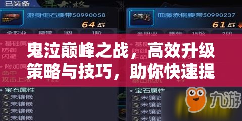 鬼泣巅峰之战，高效升级策略与技巧，助你快速提升至50级技能