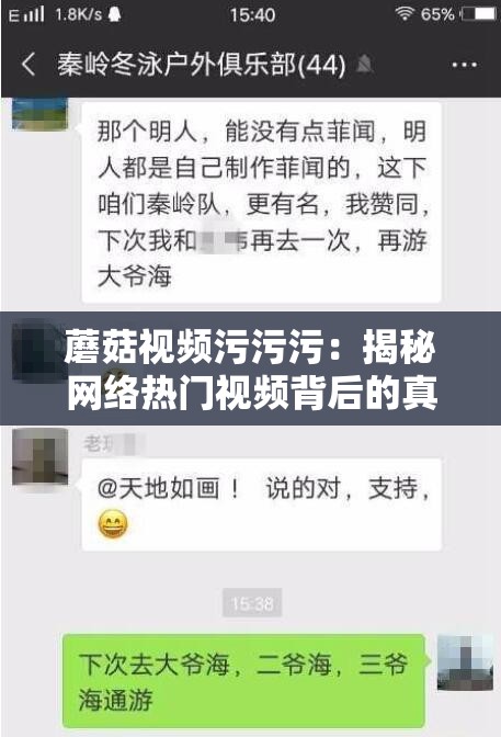 蘑菇视频污污污：揭秘网络热门视频背后的真相与影响，你不可不知的细节