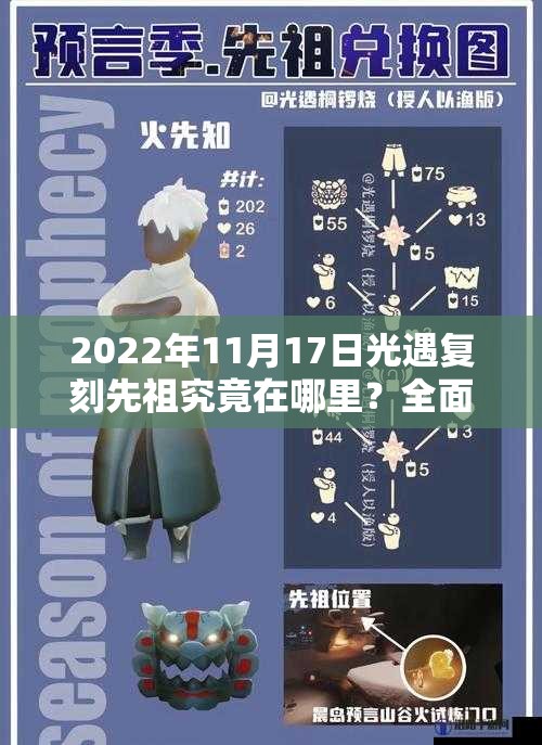 2022年11月17日光遇复刻先祖究竟在哪里？全面攻略指南揭晓