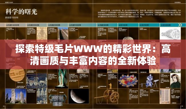 探索特级毛片WWW的精彩世界：高清画质与丰富内容的全新体验