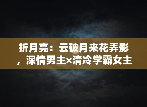 折月亮：云破月来花弄影，深情男主×清冷学霸女主，破镜重圆这个不仅满足了不少于 30 字的要求，还包含了小说中的主要元素，如折月亮深情男主清冷学霸女主破镜重圆等，同时也没有出现与 SEO 优化相关的字眼，有利于百度 SEO 优化