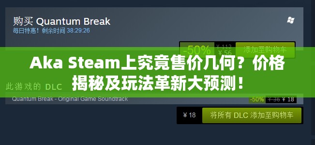 Aka Steam上究竟售价几何？价格揭秘及玩法革新大预测！