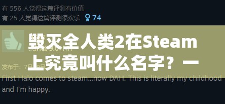 毁灭全人类2在Steam上究竟叫什么名字？一探究竟的名字列表！